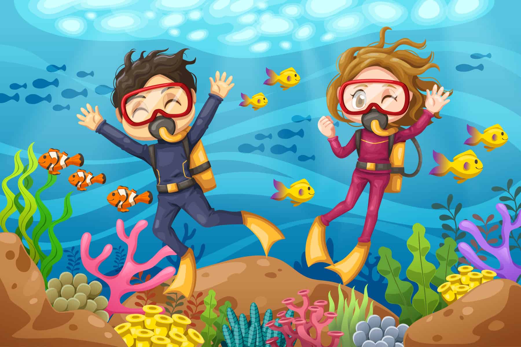 marine biologist cartoon